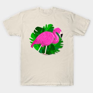 flamingo art T-Shirt